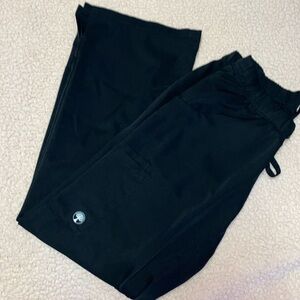 Black Healing Hands scrub pants